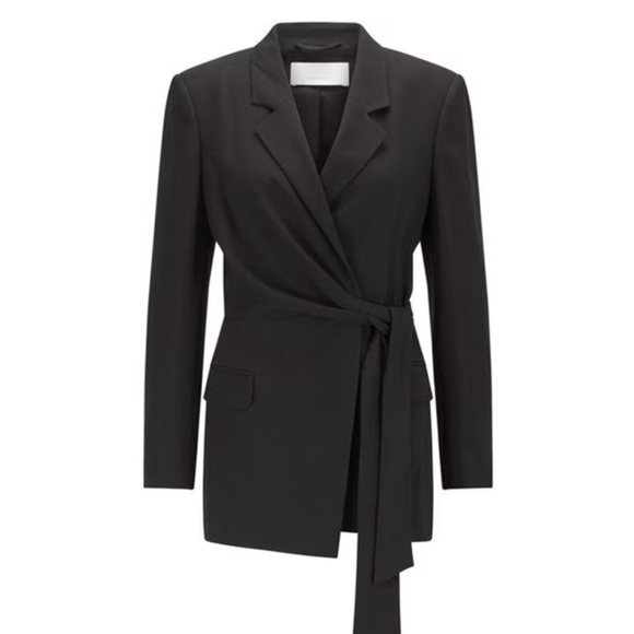 NWT Boss Black belted blazer size xxs/US 0/UK 4 - Picture 1 of 4